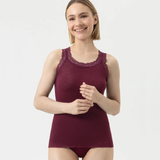 Serie Wool Expressive Tank Top in Boysenberry