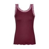 Serie Wool Expressive Tank Top in Boysenberry