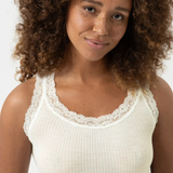 Serie Wool Expressive Tank Top in Oatmilk