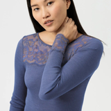 Serie Wool Love Long Sleeved Top in Astral Night