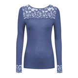 Serie Wool Love Long Sleeved Top in Astral Night