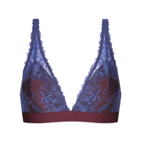 Serie Poetry Dream Triangle Padded Bra in Boysenberry