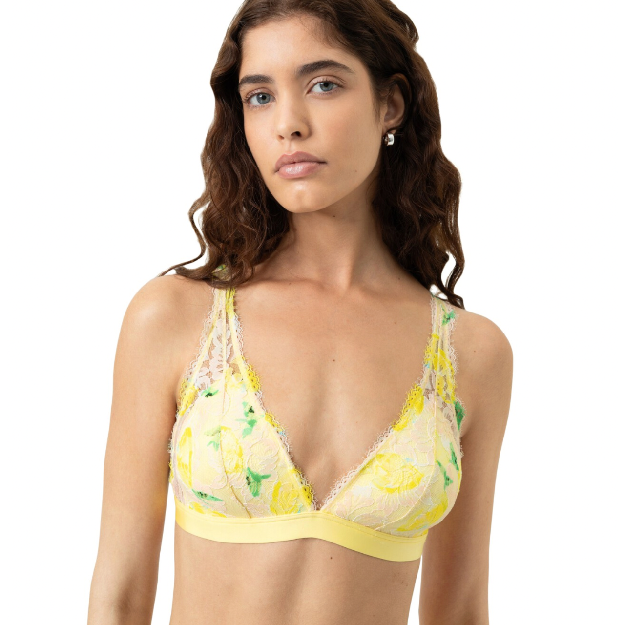 Serie Poetry Vogue Triangle Padded Bra in Sunny Honey
