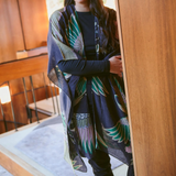 Crane Emerald Wool Throwover