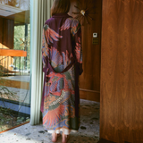 Crane Plum Gown