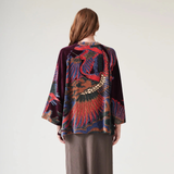Crane Plum Velvet Jacket