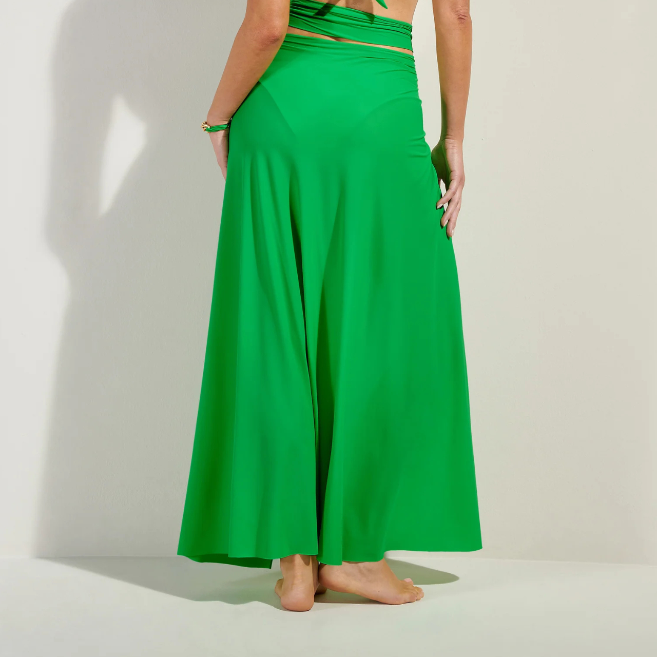 Petra Multi-Position Pareo Skirt in Pomme
