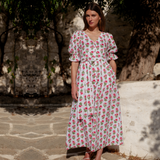 Francis Dress in Ruby Bloom