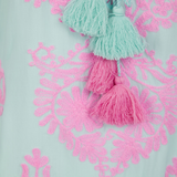 Aggie Dress in Mint/Pink