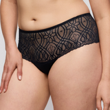 Salerno Luxury Thong in Midnight Blue