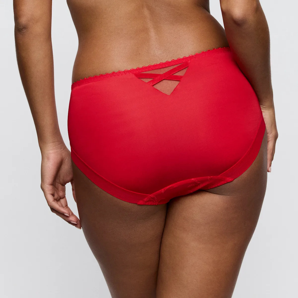 Solisse Full Brief in True Red