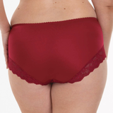 Bobette High Waist Brief in Ruby