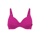 Shiny Basics Allera Bikini Top in Passion Pink
