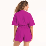 Shiny Basics Nevis Shorts in Passion Pink