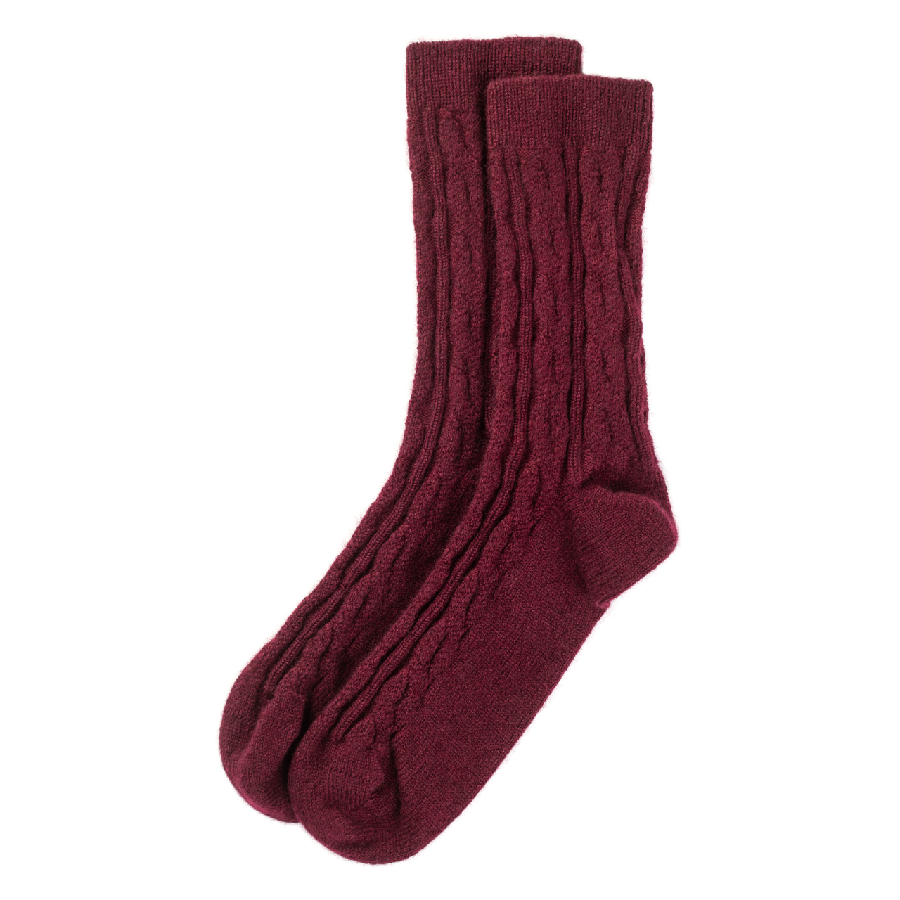 Cashmere Cable Bed-Socks