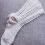 Cashmere Cable Bed-Socks