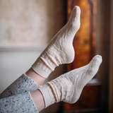 Cashmere Cable Bed-Socks