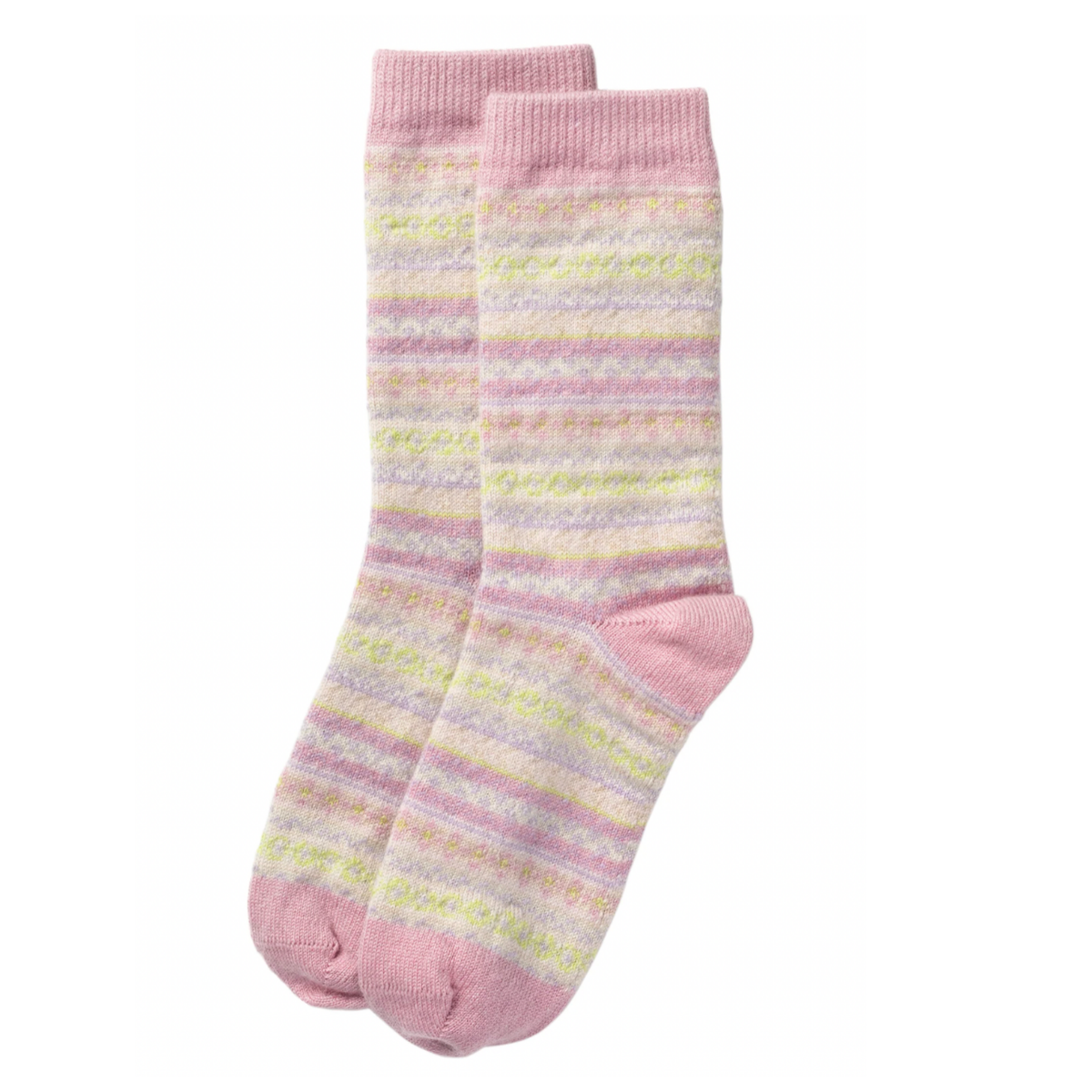 Multi-Coloured Fairisle Socks