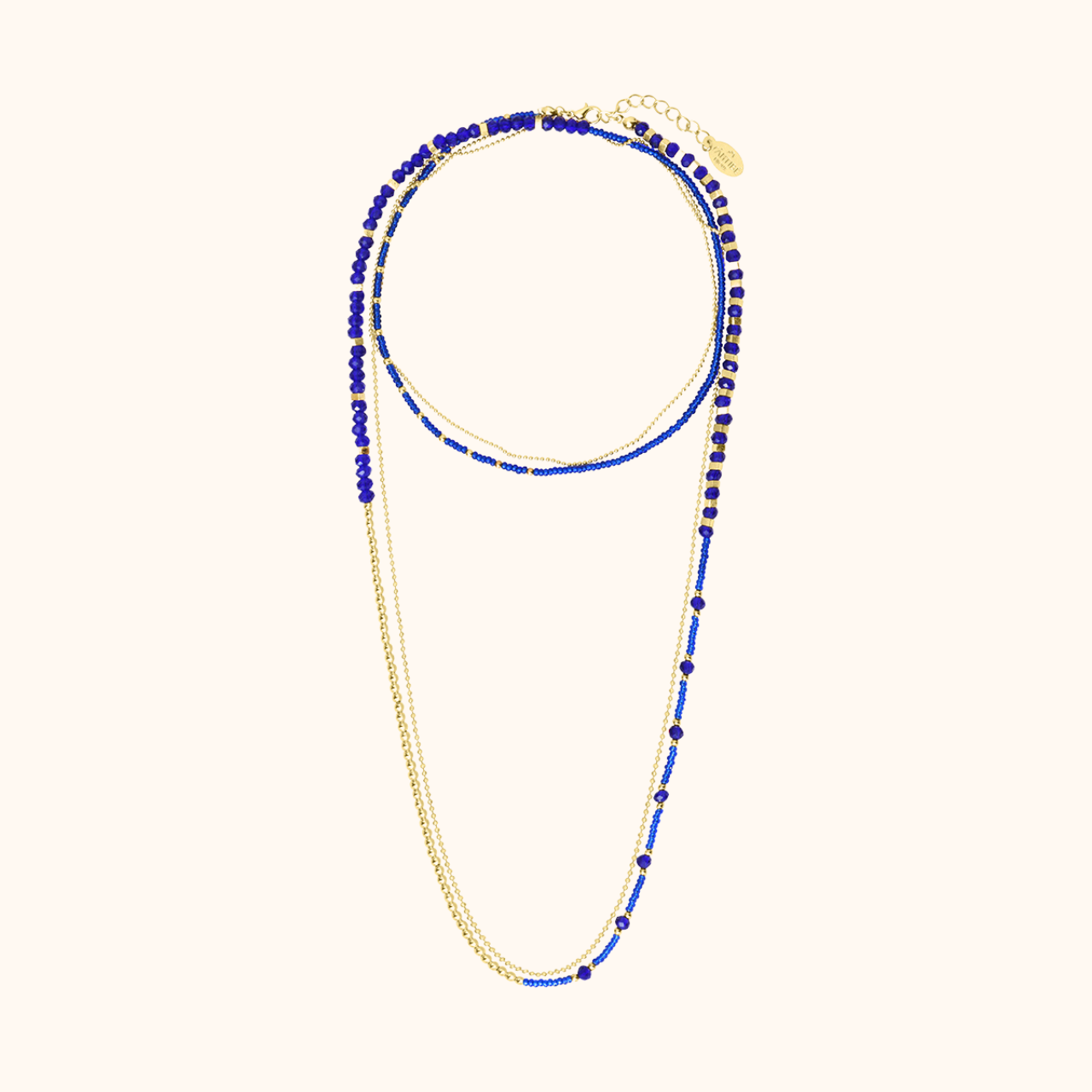 Divine Necklace-Bracelet 5 Turns Square