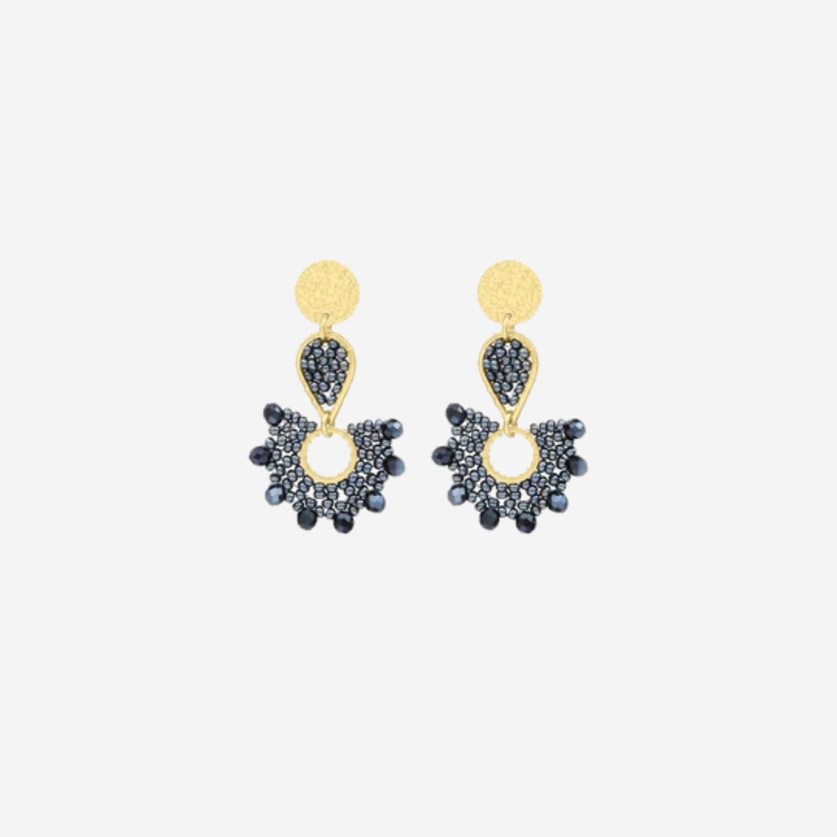 Ophélia Earrings in Grey