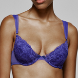 Shavonne Push Up Bra in Funky Violet