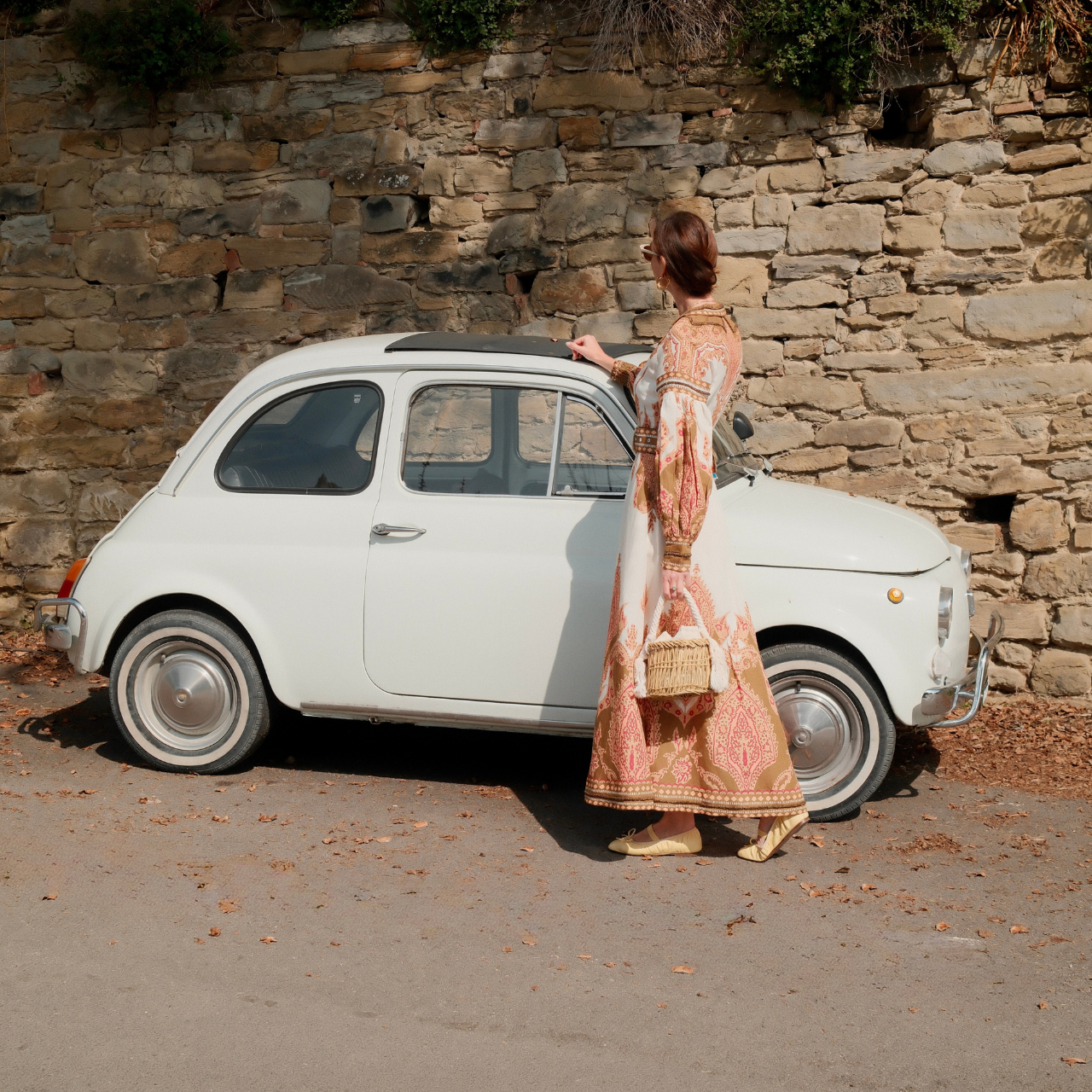 Florista Long Dress in Olive