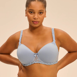 Andora 3D Moulded Balcony Bra in Dream Blue