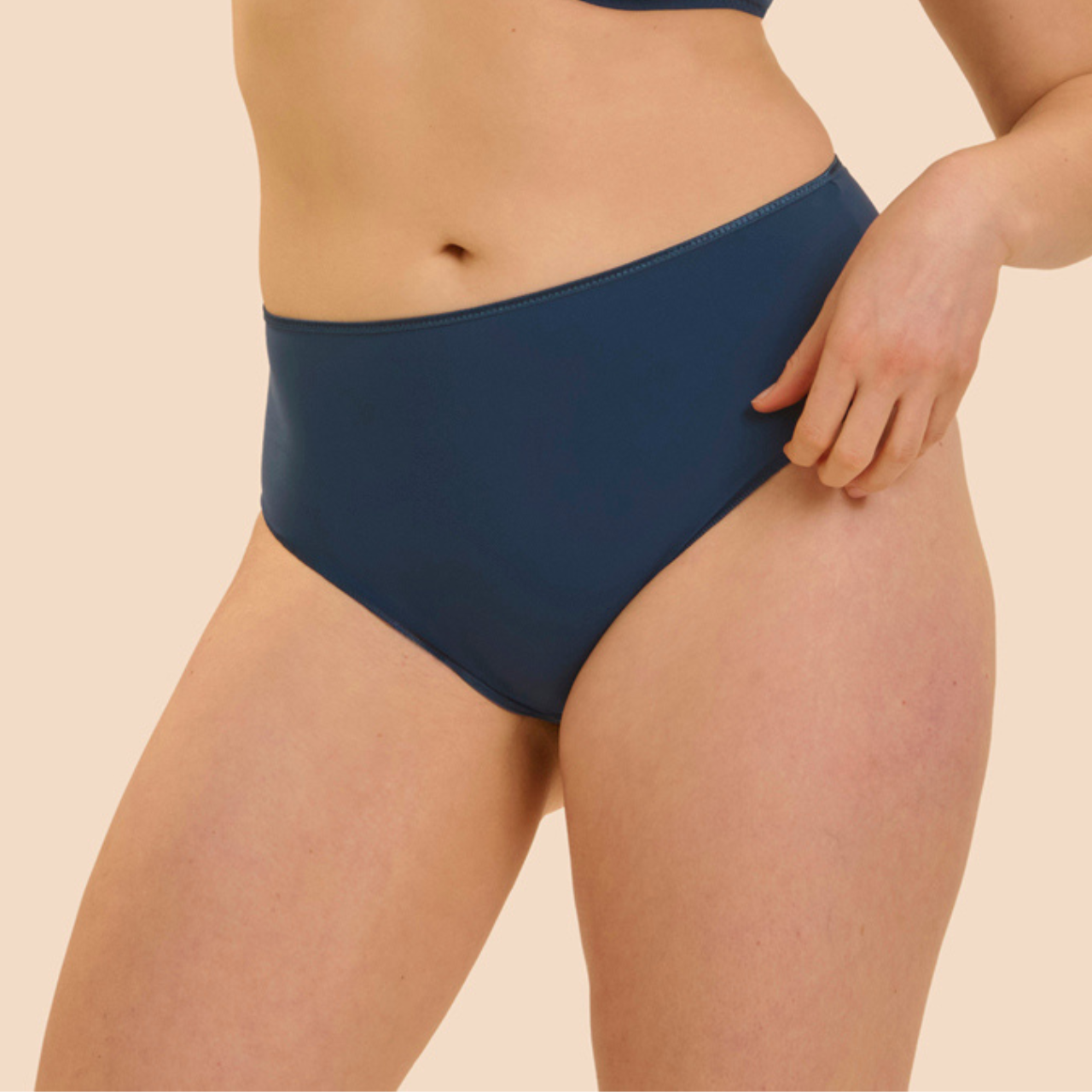 Andora Retro Brief In Petrole Bleu
