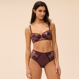 Intrigue Half Cup Bra in Fig