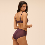 Intrigue Half Cup Bra in Fig