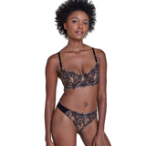 Entice Balconette Bra in Black