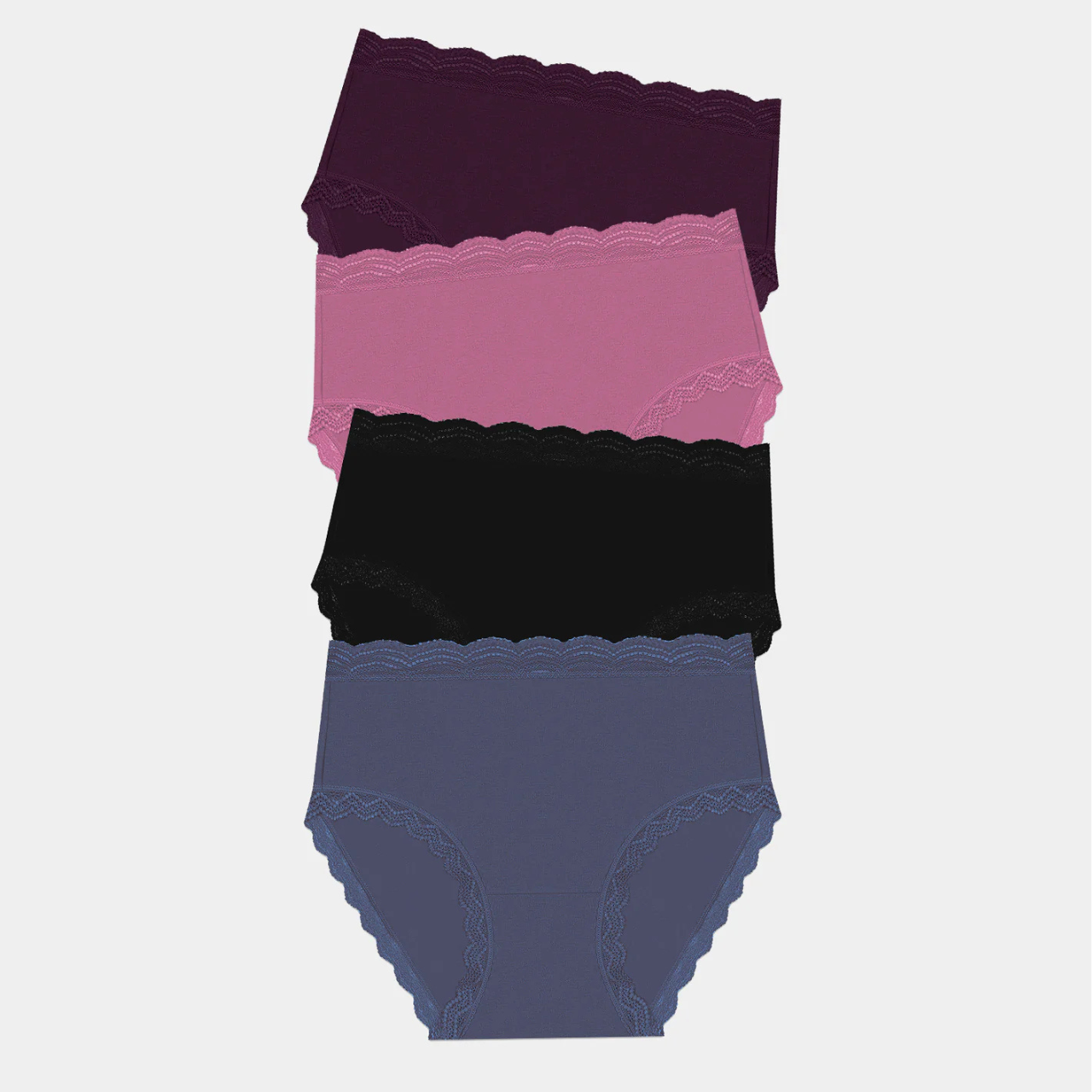 Black Cherry High Rise Knicker Box