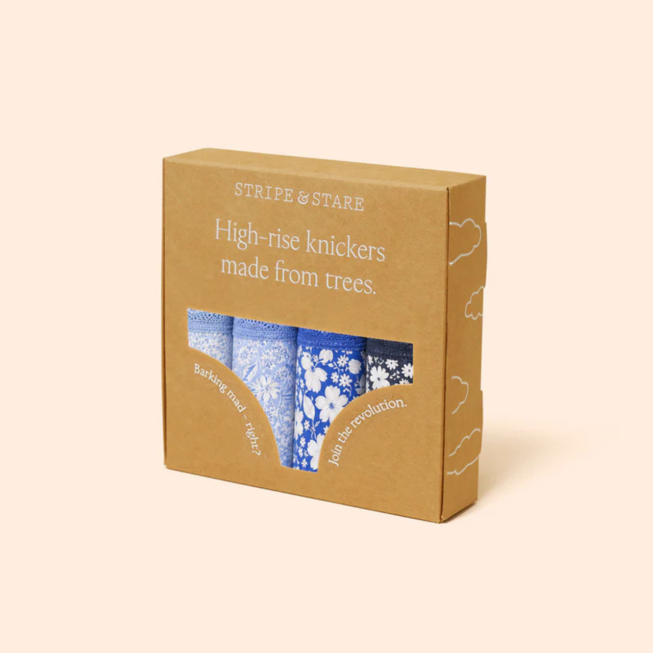 Cornflower Petals High Rise Knicker Box