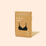 Lace Plunge Bra in Black