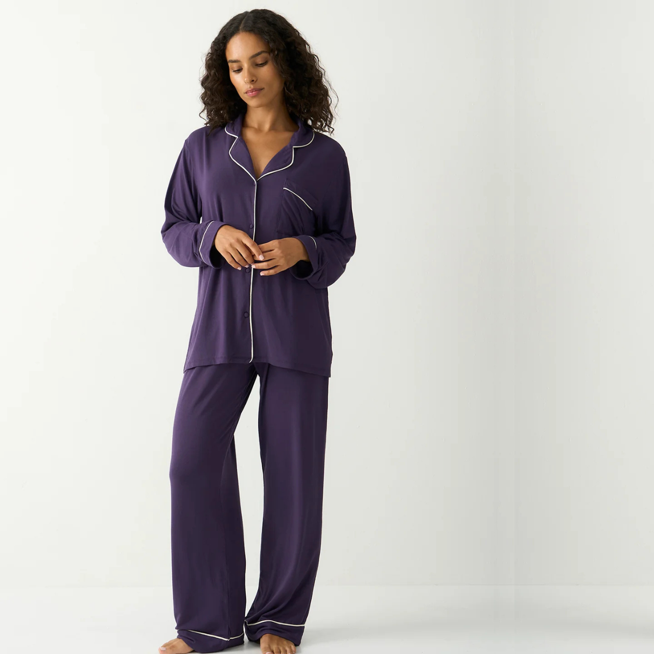 Long Pyjama Set - Night Fog