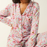 Long Pyjama Set - Pastel Poppy