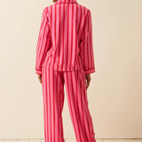 Soft Brushed Long Sleeve Pyjama in Candy Pop
