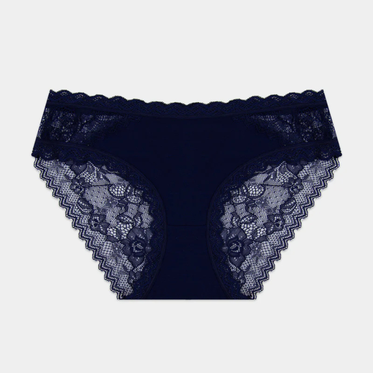 Eco Lace Original Knicker in Navy