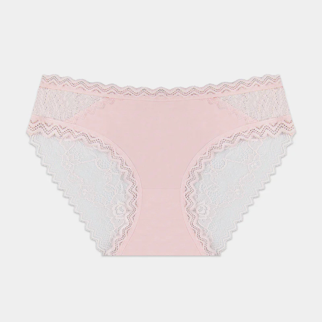 Eco Lace Original Knicker in Pale Pink