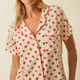 Strawberry and Cream Short PJ Set
