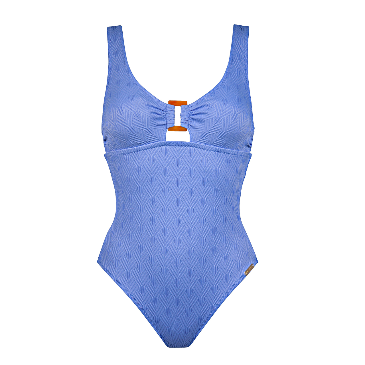 Watercult Island Nostalgia Padded Swimsuit in Cornflower Caroline Randell's SS24 Swimwear