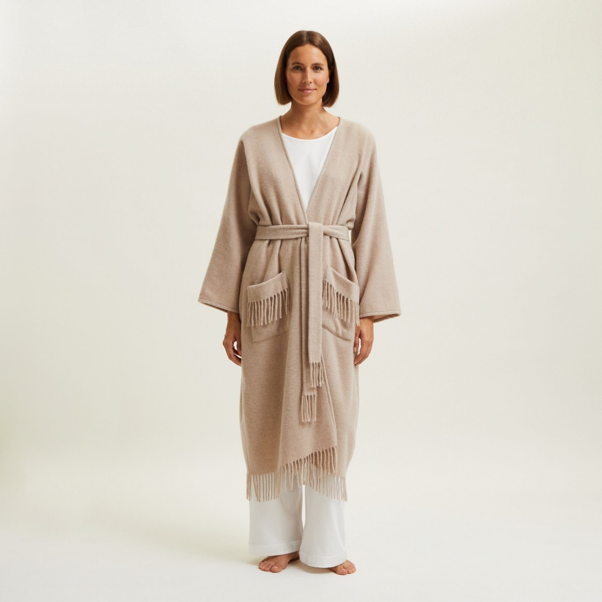 Eponyme Long Poncho in Original