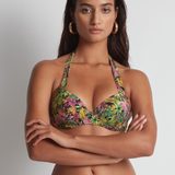 Exotic Fever Moulded Plunge Bikini Top