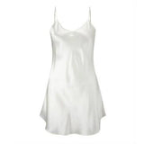 Luna di Seta, silk, chemise, nightdress, slip, thin spaghetti straps, adjustable, v neck line, Caroline Randell, Parisienne slip, black, ivory, beige, champagne, sahara,