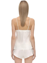 Luna di Seta, Shorty, culotte, nightwear, silk, sahara, nude, beige, ivory, black, silk shorty, Caroline Randell