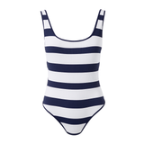 Biarritz Nautical Stripe Ribbed Swimsuit