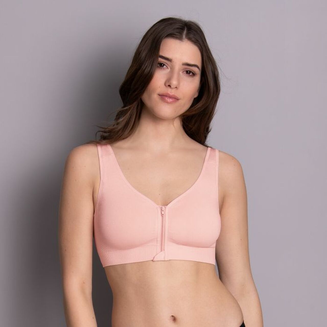 Anita Lynn Zip Front Closure Soft Bra - Beautiful Post Surgery Bra