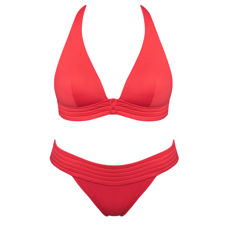 Rodero Rio Bikini Brief in Fiesta Red