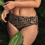 Secret Jungle Ive Adjustable Leg Bikini Bottom in Safari