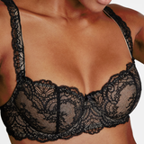 Danse des Sens Half Cup Bra in Noir